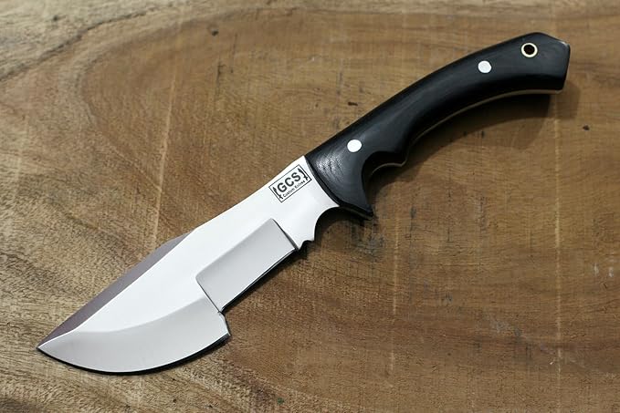 GCS Handmade D2 steel Hunting Knife G10 Handle Fixed Blade Knife Right Hand Scout Carry Buffalo