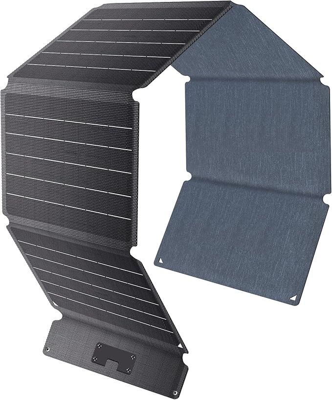 54W Portable Solar Panel - Foldable Solar Charger for Power Bank Phone Laptop for Camping Hiking RV