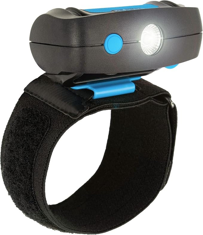noxgear Wrist Light 500 Lumen Lightweight Hands-Free Flashlight - 100° Wide Flood Beam - USB-C