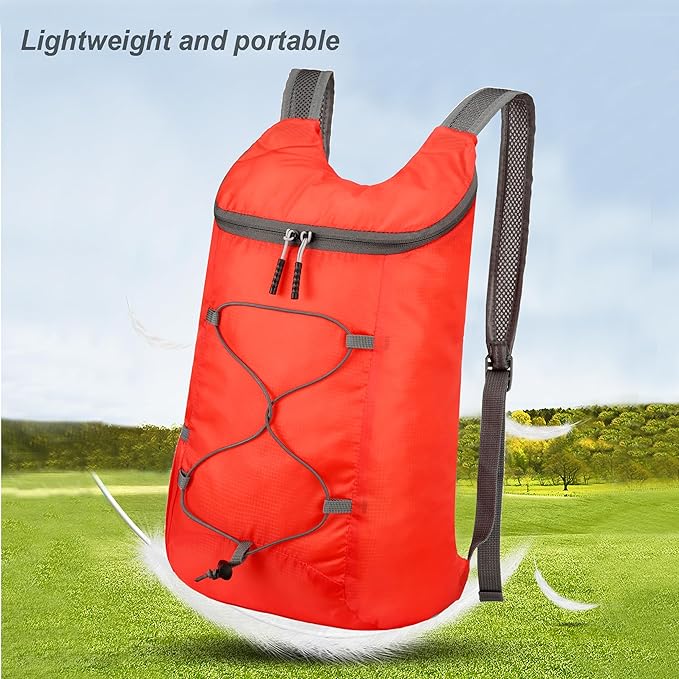 16L Lightweight Foldable Hiking-Backpack Small Packable-Daypack For Travel,Ultralight