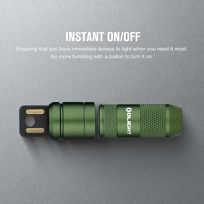 OLIGHT IMINI 2 EDC Rechargeable Keychain Flashlight, 50 Lumens Compact and Portable Mini LED