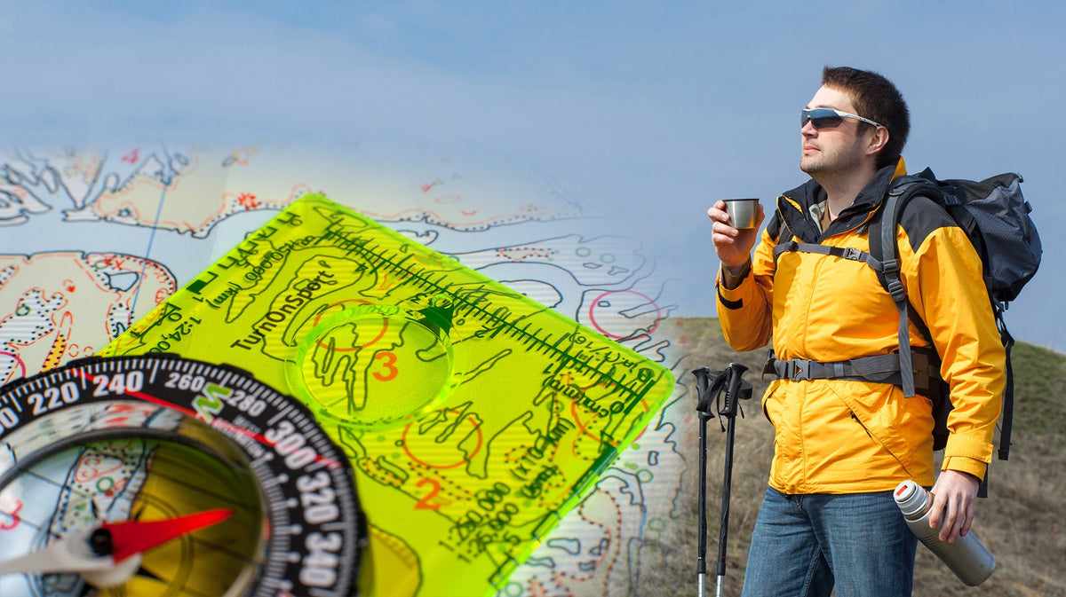 TurnOnSport Orienteering Compass - Green - product view 8