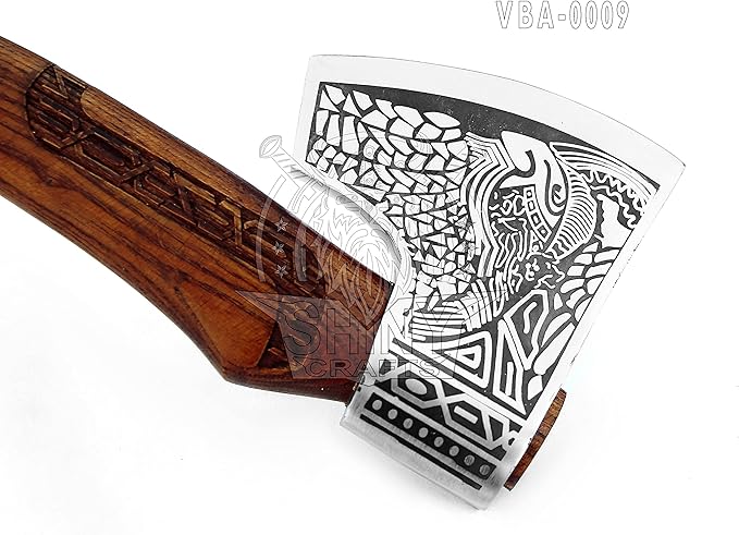 SHINY CRAFTS-Axes Viking Axe Hatchet-Norse Battle Axe Best Handmade Tomahawk Viking Bearded Axe