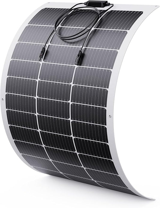 100W Flexible Solar Panel, Ultra Lightweight 100 Watt 12V Portable Solar Panel Kit, Callsun 23%