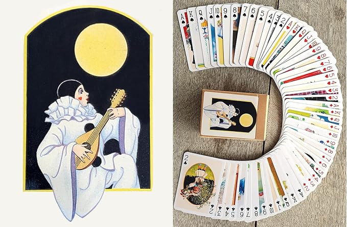 Gratis Playing Cards (Poker Deck 54 Cards All Different) Vintage Greeting and Happy Wishes Posters