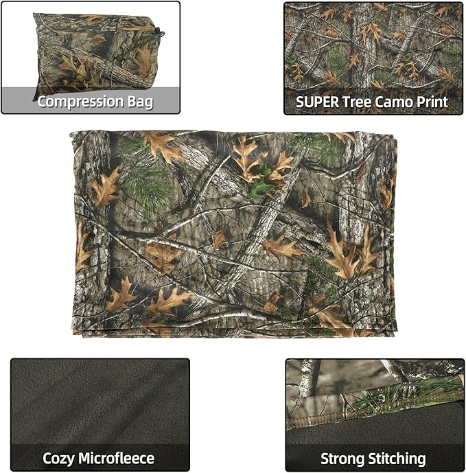 Camo Throw Blanket for Couch Sofa Soft Cozy Blankets Fleece Warm Lightweight Bedding Blanket for