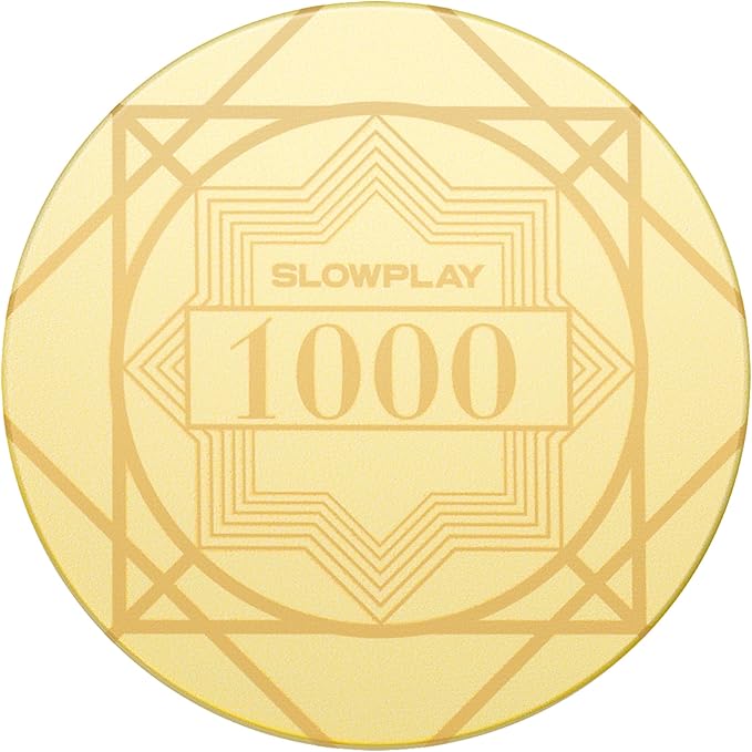 SLOWPLAY Nash Ceramic Poker Chips in Bulk, Casino Grade Ceramic 10-Gram Poker Chip for Texas