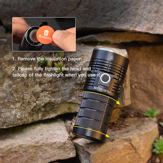 sofirn Q8 Plus Super Bright Flashlight max 16000 Lumens, Rechargeable Powerful Flashlight with High