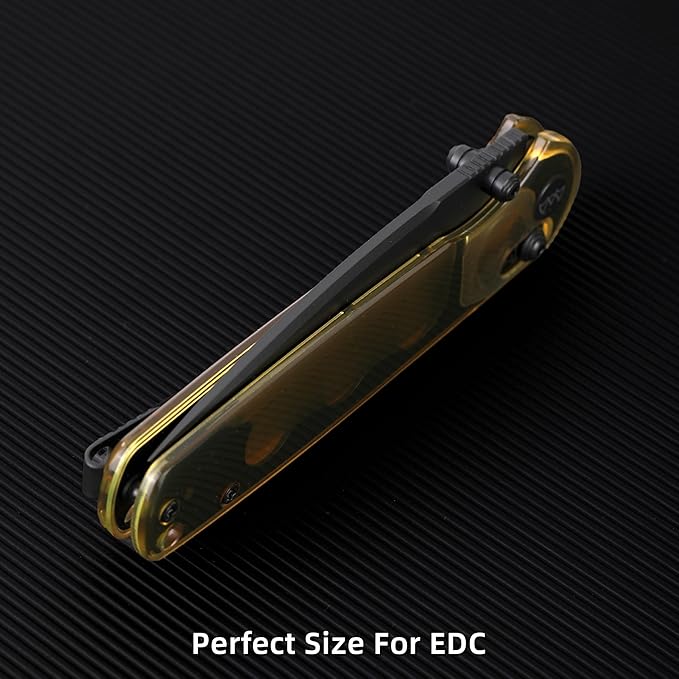 Folding Pocket Knife, Survival Knife Tactical Hunting Knife,3.23??Sharp Folding Blade with Ultem