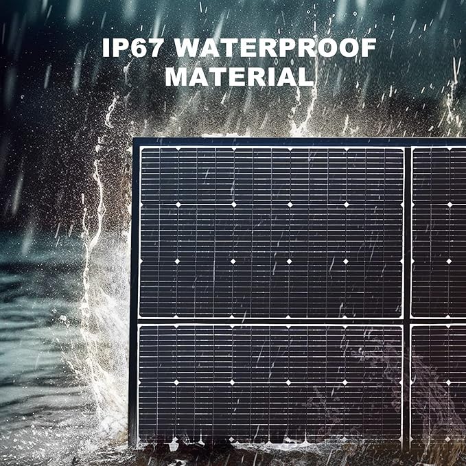 ALLPOWERS SP039 600W Foldable Solar Panel, 24% Efficient IP66 Waterproof for RV Camping Home & 12V