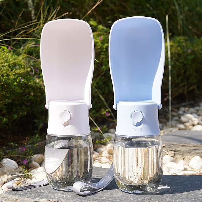 Foldable Dog Water Bottle, Portable Water Dispenser for Dog, Cat, Rabbit, Puppy and Small Animals