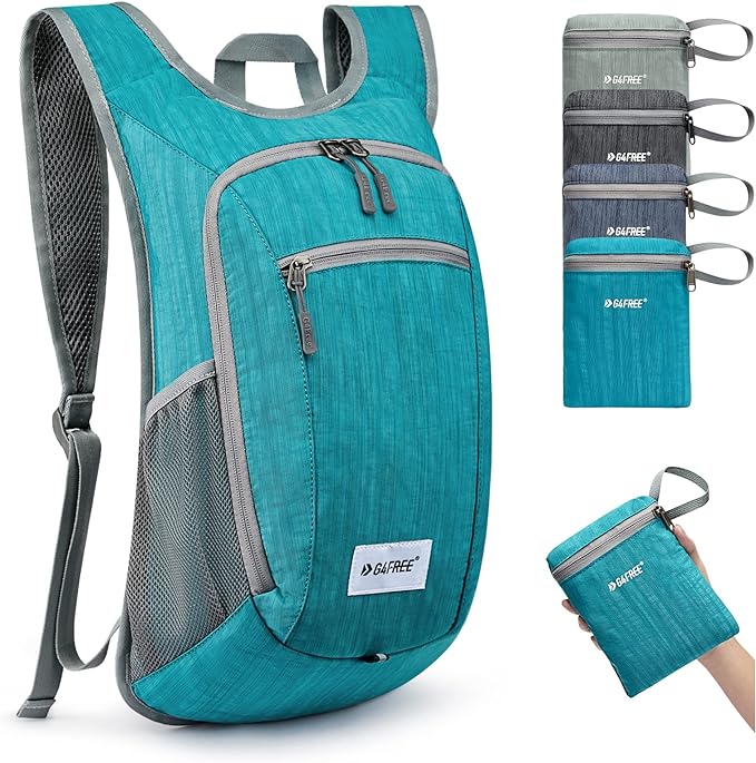 G4Free 10L/15L Hiking Backpack Lightweight Packable Hiking Daypack Small Travel Outdoor Foldable