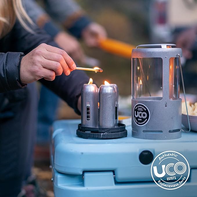 9-Hour White Candles for UCO Candle Lanterns, Long-Burning Candles for Outdoor, Camping, Prepping