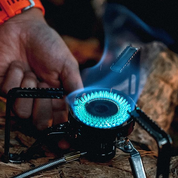 Fire-Maple FMS-125 PRO Gas Stove ??Compact High-Powered Backpacking Stove with Wind-Resistant