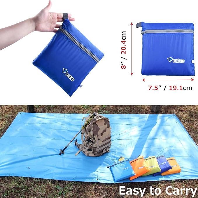 Azarxis Waterproof Camping Tent Tarp Hammock Rain Fly Footprint Ground Cloth Shelter Sunshade Beach