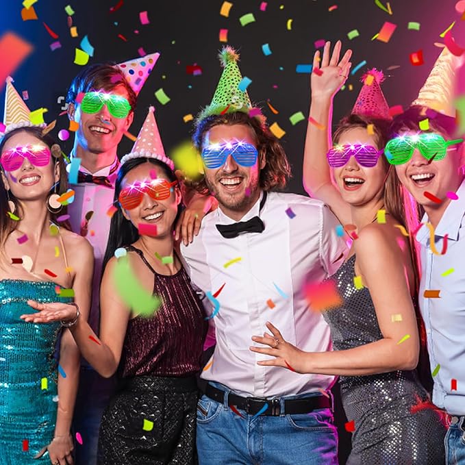 180 PCS Light Up Glasses, Glow In The Dark Party Supplies, LED Glasses, Glow Glasses, Glow In The