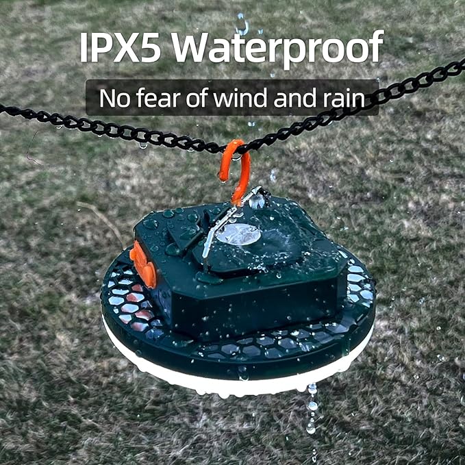 Camping Pop up Tent Light for Hanging, LED Rechargeable Portable Overhead Lantern for Vendor