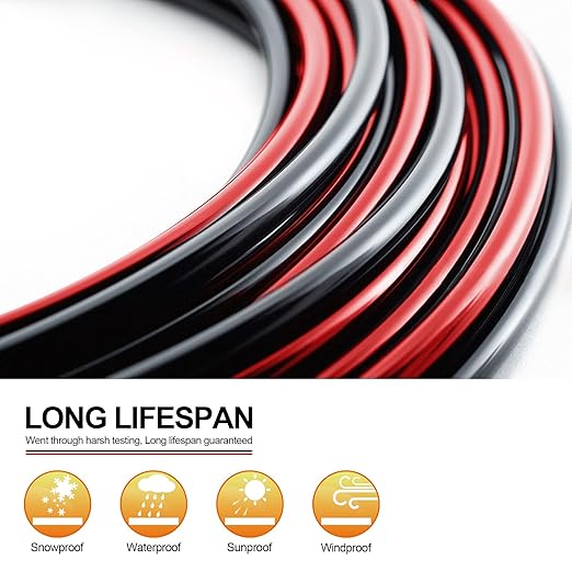 iGreely 10 Gauge Wire Tinned Copper Tray Cable - Connect Charge Controller and Battery for Solar