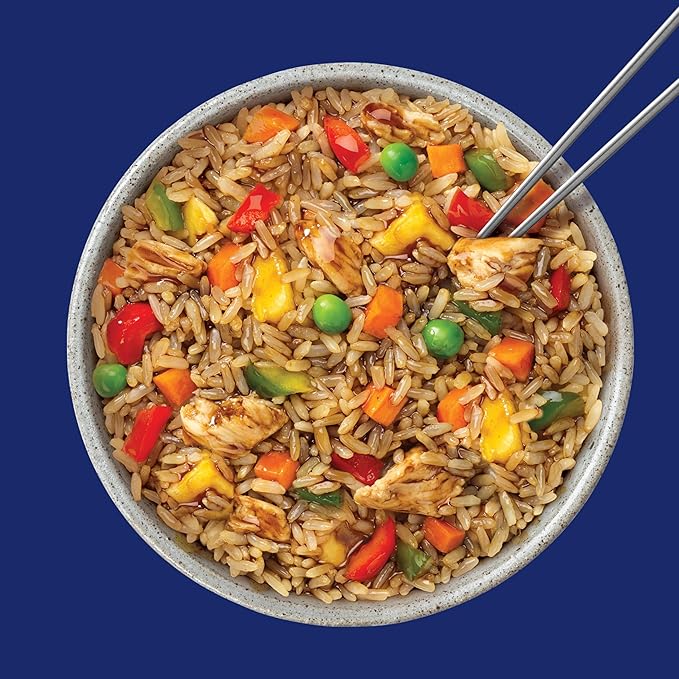 BEN'S ORIGINAL Street Food Teriyaki Style Rice with Chicken, Prepared Entrée, Microwave in 90