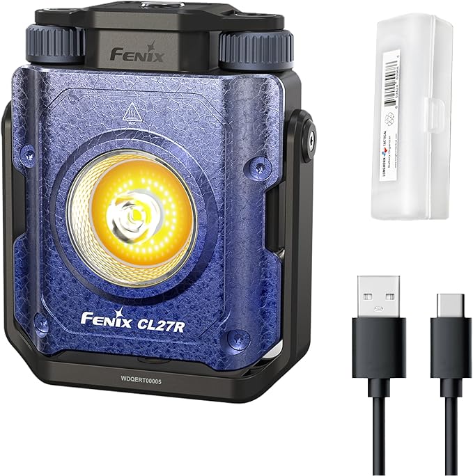 Fenix CL27R Camping Lantern Flashlight, 1600 lumens USB-C Rechargeable Waterproof Portable with