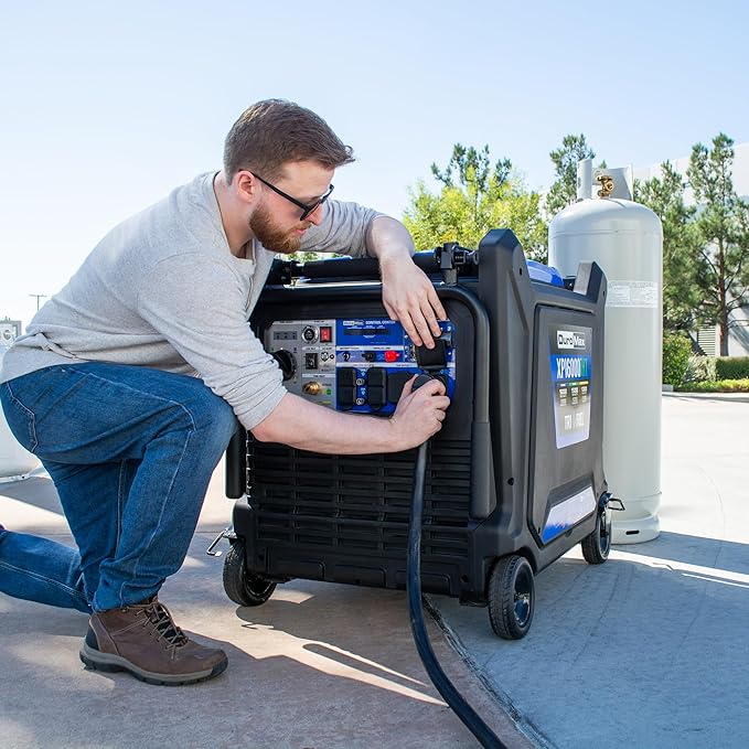 DuroMax XP16000iHT 16,000-Watt Tri Fuel Portable Digital Inverter Generator - Gas, Propane &