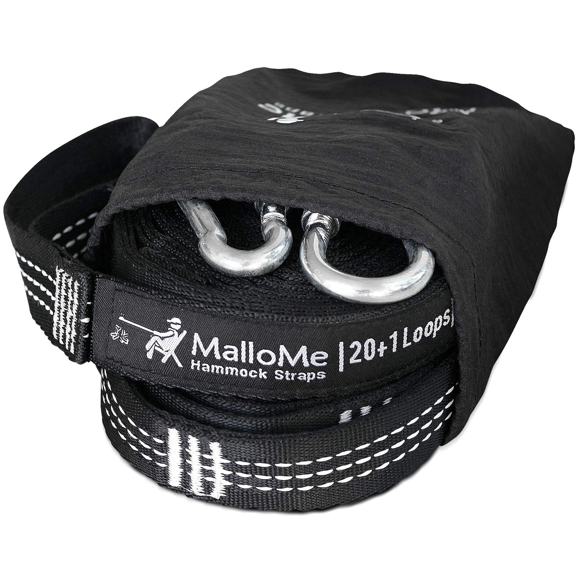 MalloMe Hammock Straps for Trees - Swing Straps - Multi-Purpose Hanging Kit, Heavy Duty Adjustable