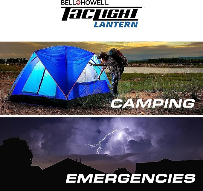Bell+Howell 3 Pack Camping Lights & Lanterns for Power Outage, Collapsible Battery Powered LED