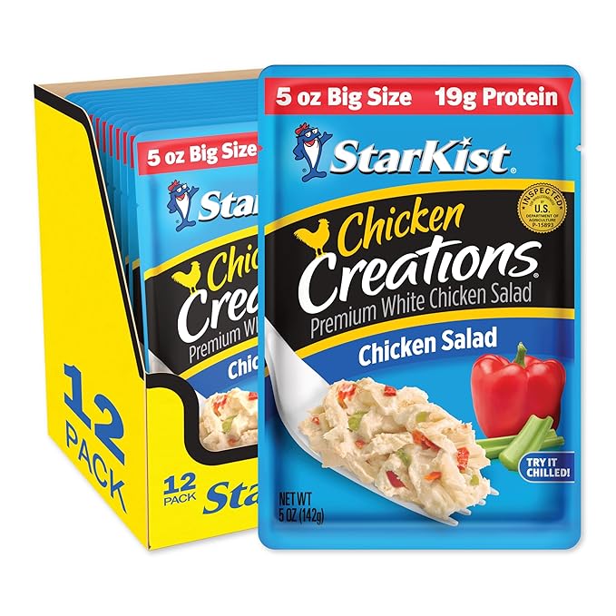 StarKist Chicken Creations Chicken Salad, 5 oz Pouch ?œBig Size??(Pack of 12)
