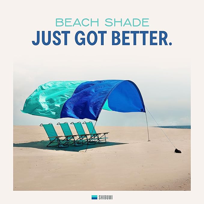 Shibumi Shade Mini® (Previous Generation) - World's Best Beach Shade, The Original Wind-Powered®