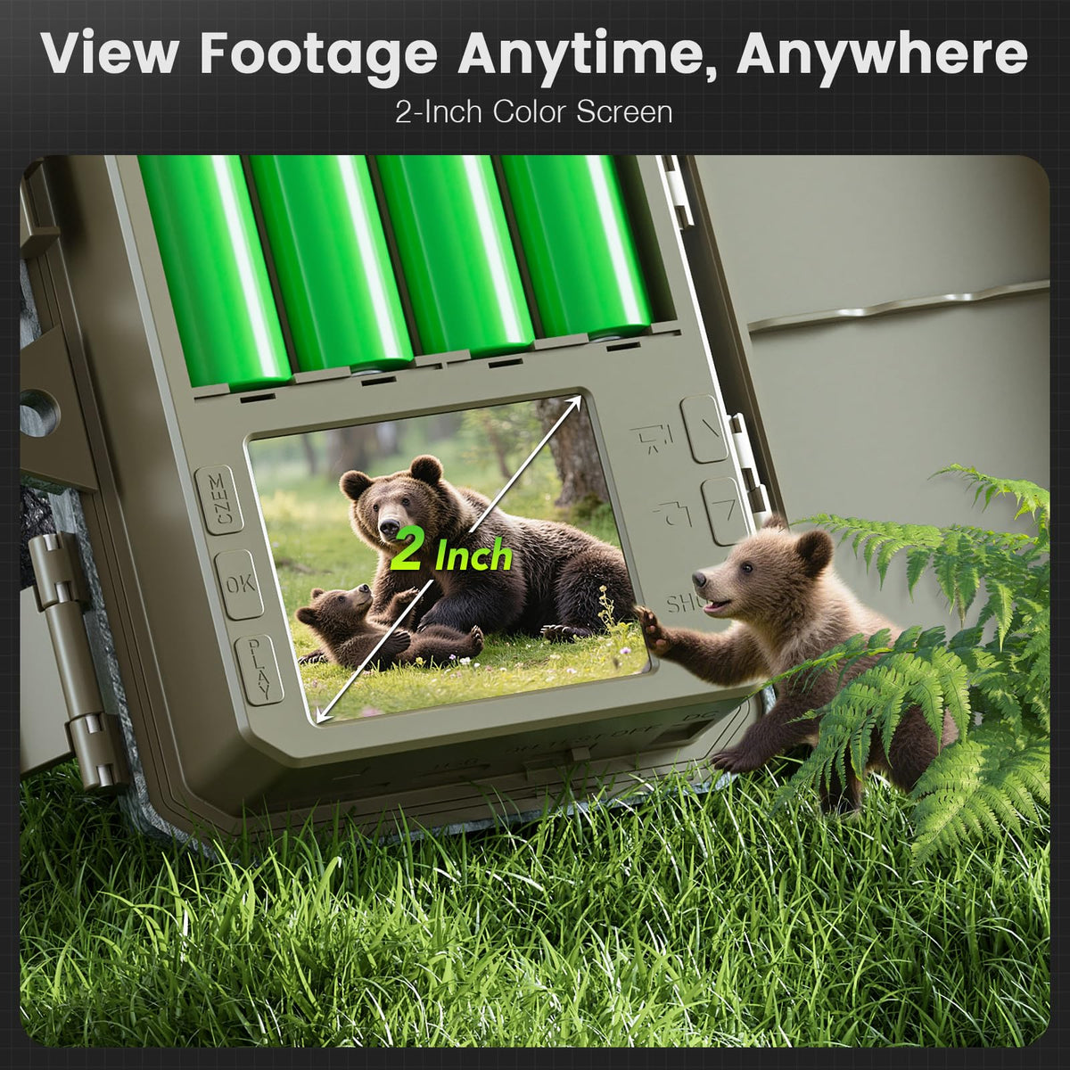 VIDVIS Trail Camera - 4K, 64MP, Solar, WiFi - product view 8
