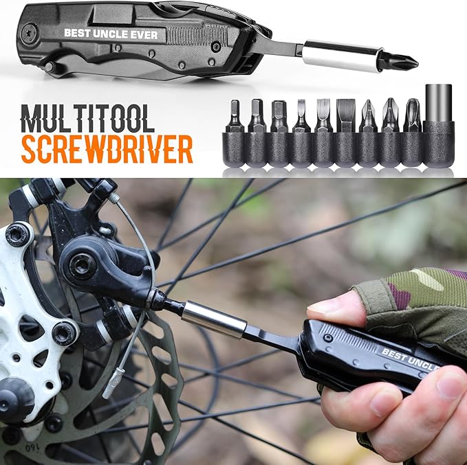 Uncle Gifts, ?�BEST UNCLE EVER??Multitool Knife, Stocking Stuffers for Uncles, Uncles Birthday