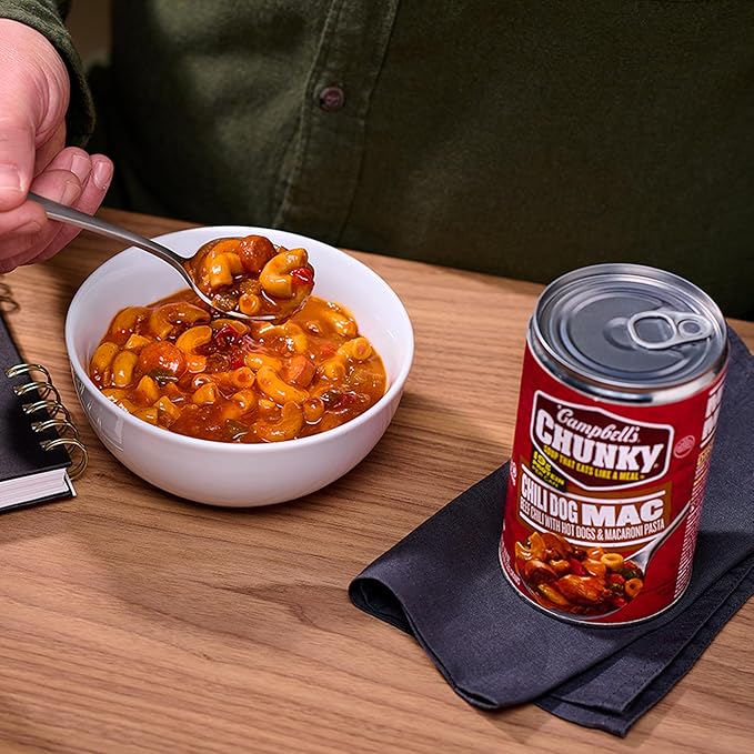 Campbell?™s Chunky Chili Dog Mac Soup, 18.8 oz Can