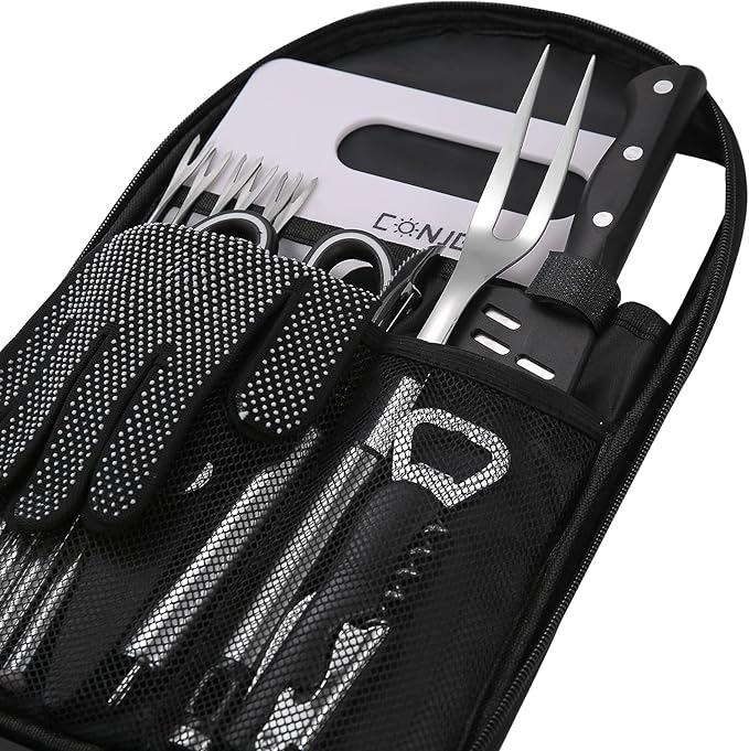 Camping Cookware Storage Bag - Camping Cooking Utensils Set Bag Camping Tool Portable Storage Bag