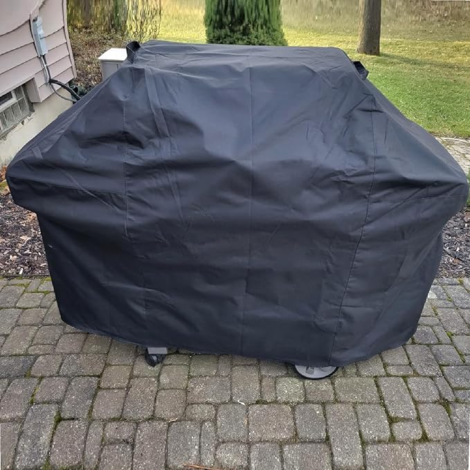 Grill Cover for Weber Genesis 300 Series and New 2022 Genesis 300 Grills, 63 Inch Heavy Duty 600D