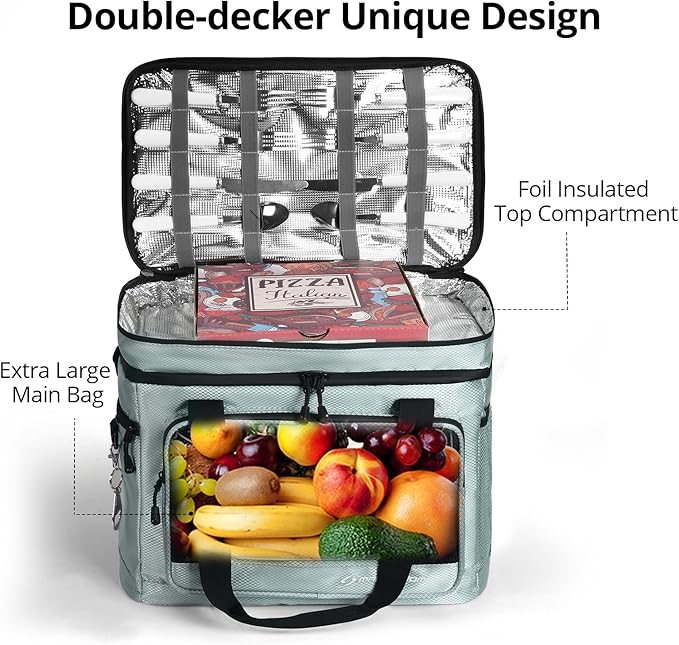 Maelstrom Collapsible Soft Cooler Bag, 24/30/60/75 Cans Beach Cooler, Ice Chest, Leakproof &