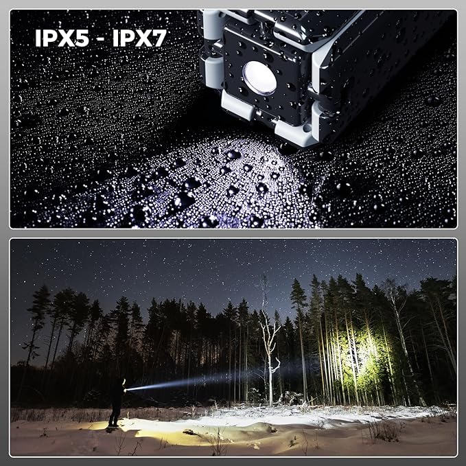 Telescopic Camping Lights Rechargeable 14000 mAh Led Multifunction Magnetic Lanterns Job Site