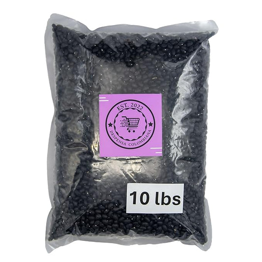 10 Lbs Dried Black Beans Bulk - Frijoles Negros Ideal for New Dishes - Frijoles Negros Bulk Grown