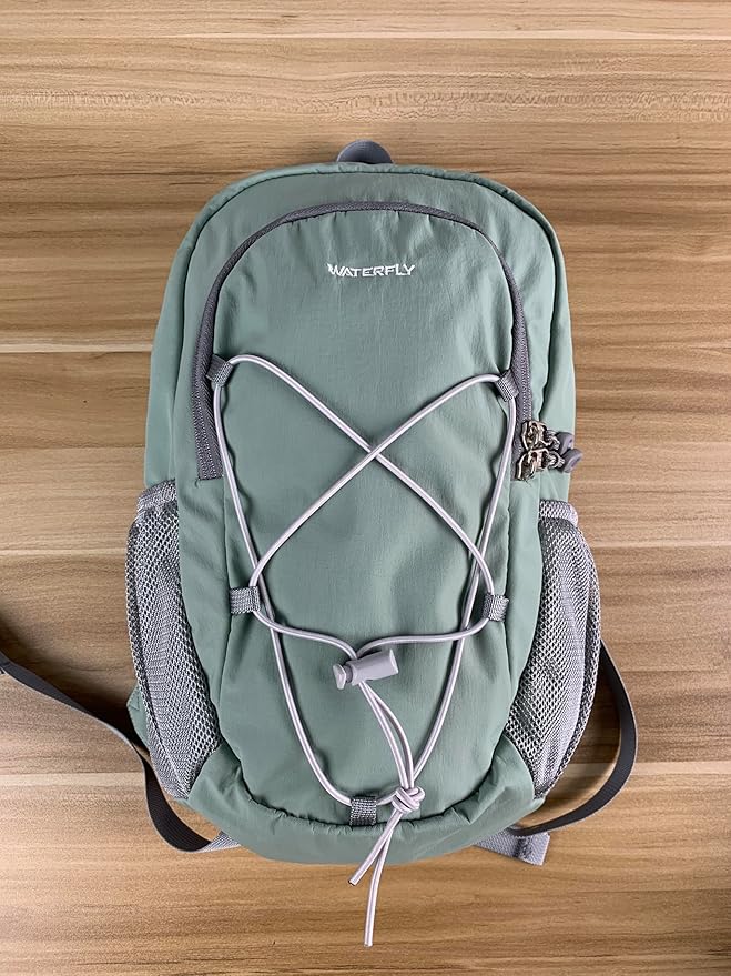 WATERFLY 12L Small Hiking Backpack: Day Pack Lightweight Travel Bag Camping Fitness Cycling Outdoor