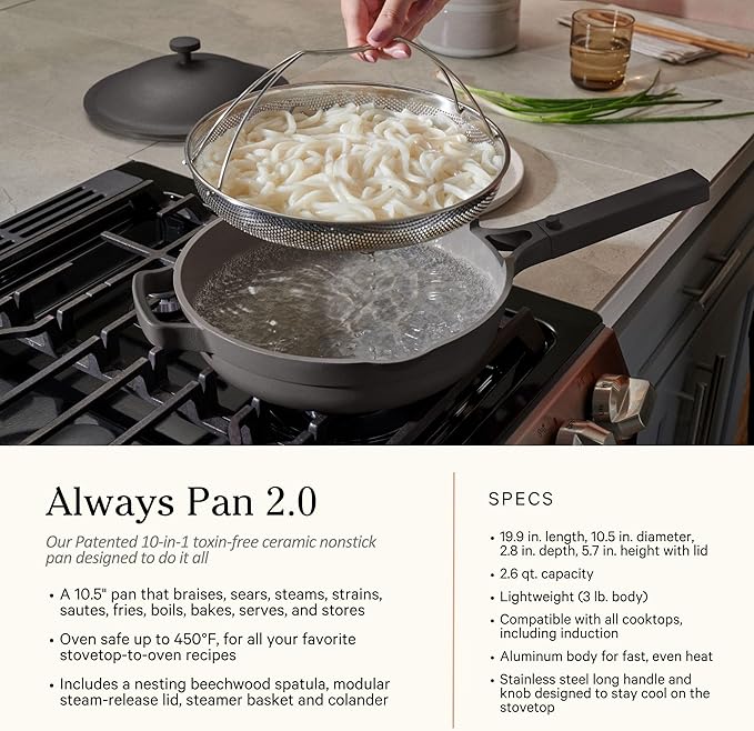 Our Place Cookware Duo - 7-Piece Set Including the Always Pan, Perfect Pot and Spatulas |