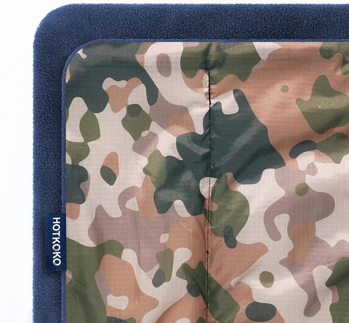 Waterproof Stadium Blanket, Soft Warm Fleece Camping Blanket Wearable Camping Blanket for Outdoor