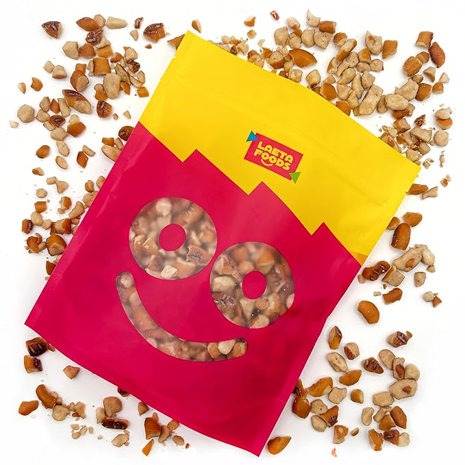 Smoky Bacon Cheese Pretzel Pieces | 1 Pound Bag | Bold Flavored, Naturally Seasoned Pretzels |