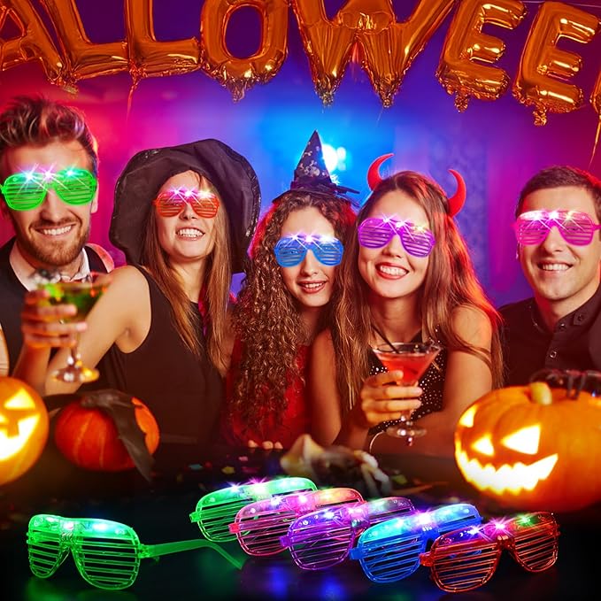 180 PCS Light Up Glasses, Glow In The Dark Party Supplies, LED Glasses, Glow Glasses, Glow In The