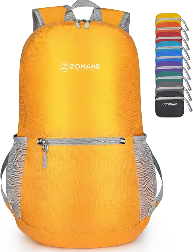 ZOMAKE Ultra Lightweight Hiking Backpack 20L, Packable Small Backpacks Water Resistant Daypack for