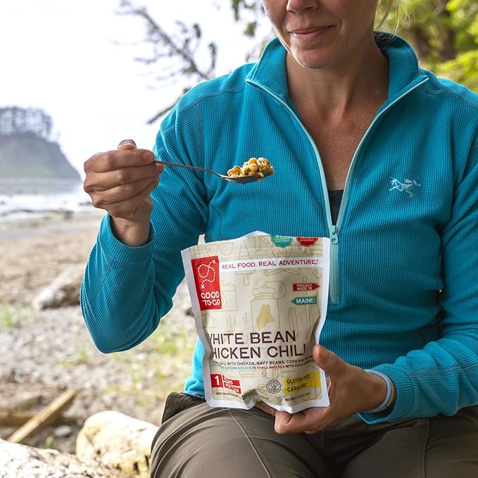 GOOD TO-GO White Bean Chicken Chili (Single Serving) | Camping & Backpacking Food | Just Add Water