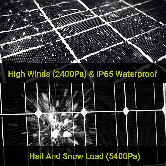 Newpowa 9BB 120W Solar Panel - High-Efficiency Monocrystalline PV Module for 24V Off Grid System