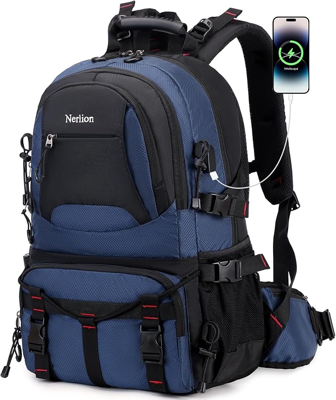 Nerlion 40L Hiking Backpack Travel Backpack for Men Women Camping Waterproof Outdoor Hiking Daypack