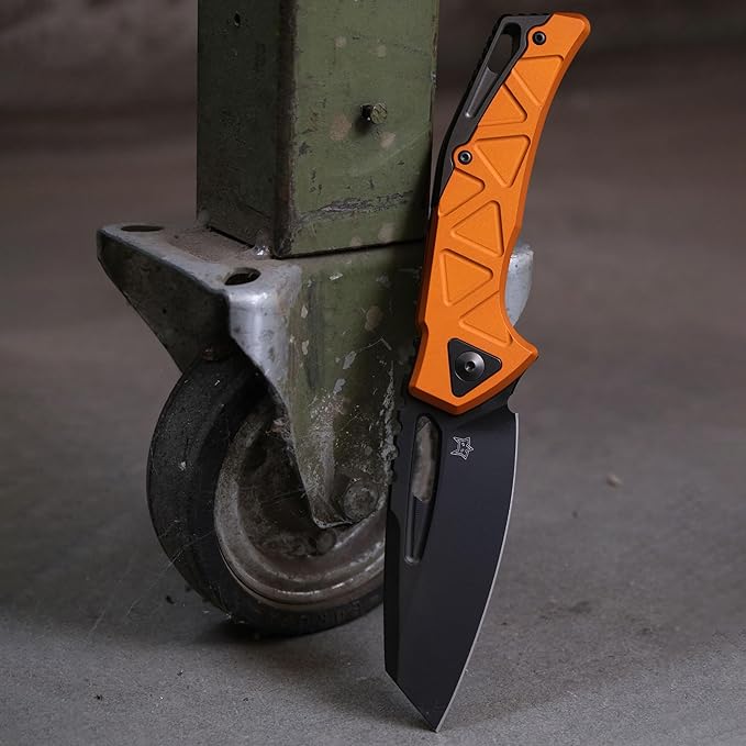 Fox Knives Chronos FX-552 ALBOR Premium Folding Knife 3.54in CPM MagnaCut Steel Blade, Reverse