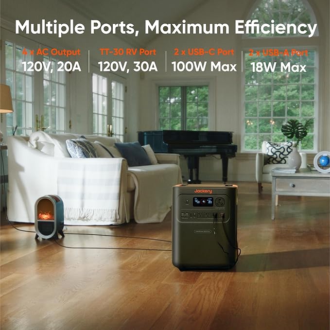 Jackery Battery Pack 3600 Extra Battery, 3584kWh LiFePO4 with 10-Year Lifespan, for HomePower 3600