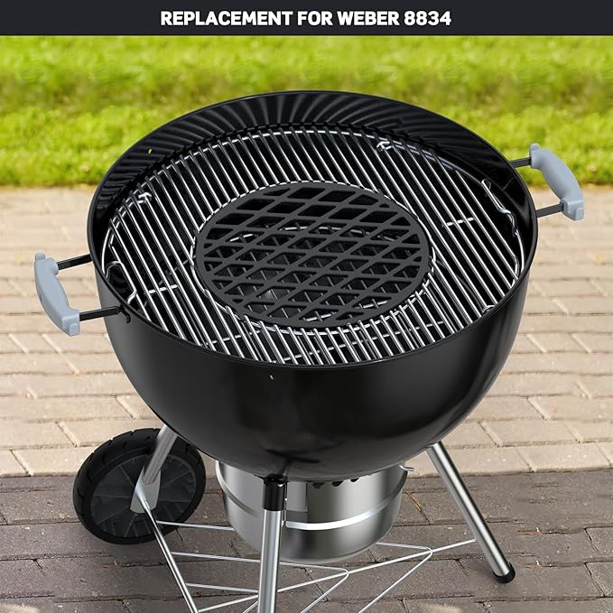 Charkettle Cast Iron Gourmet BBQ System 11.8 Inch Sear Grate Replacement for 8834, Thick
