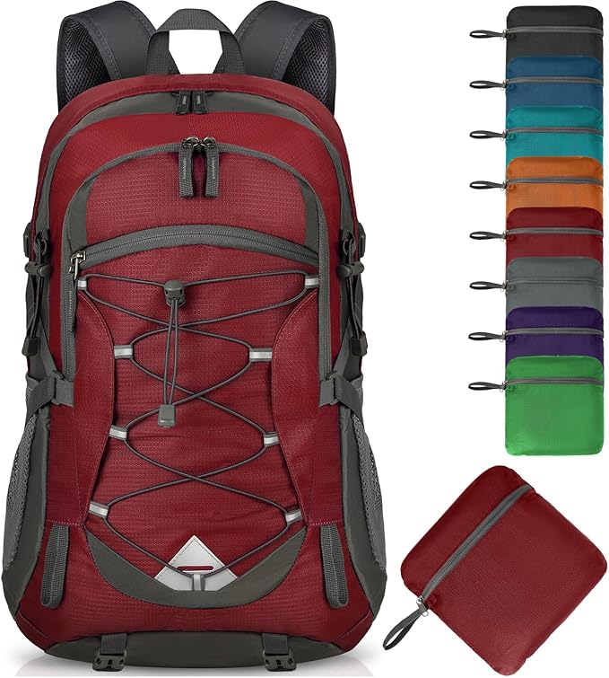 IGOLUMON Hiking Backpack 40L Packable Lightweight Camping Backpack Men Women Waterproof Hiking